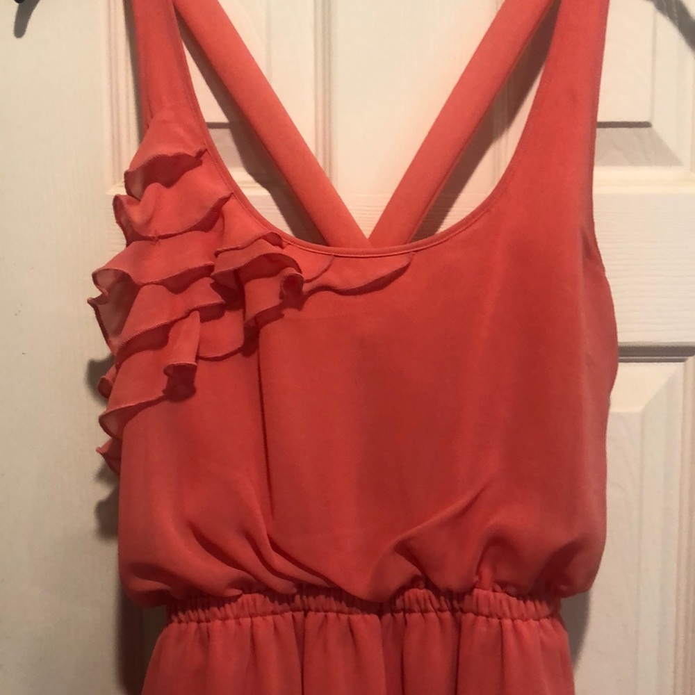 Beautiful coral dress